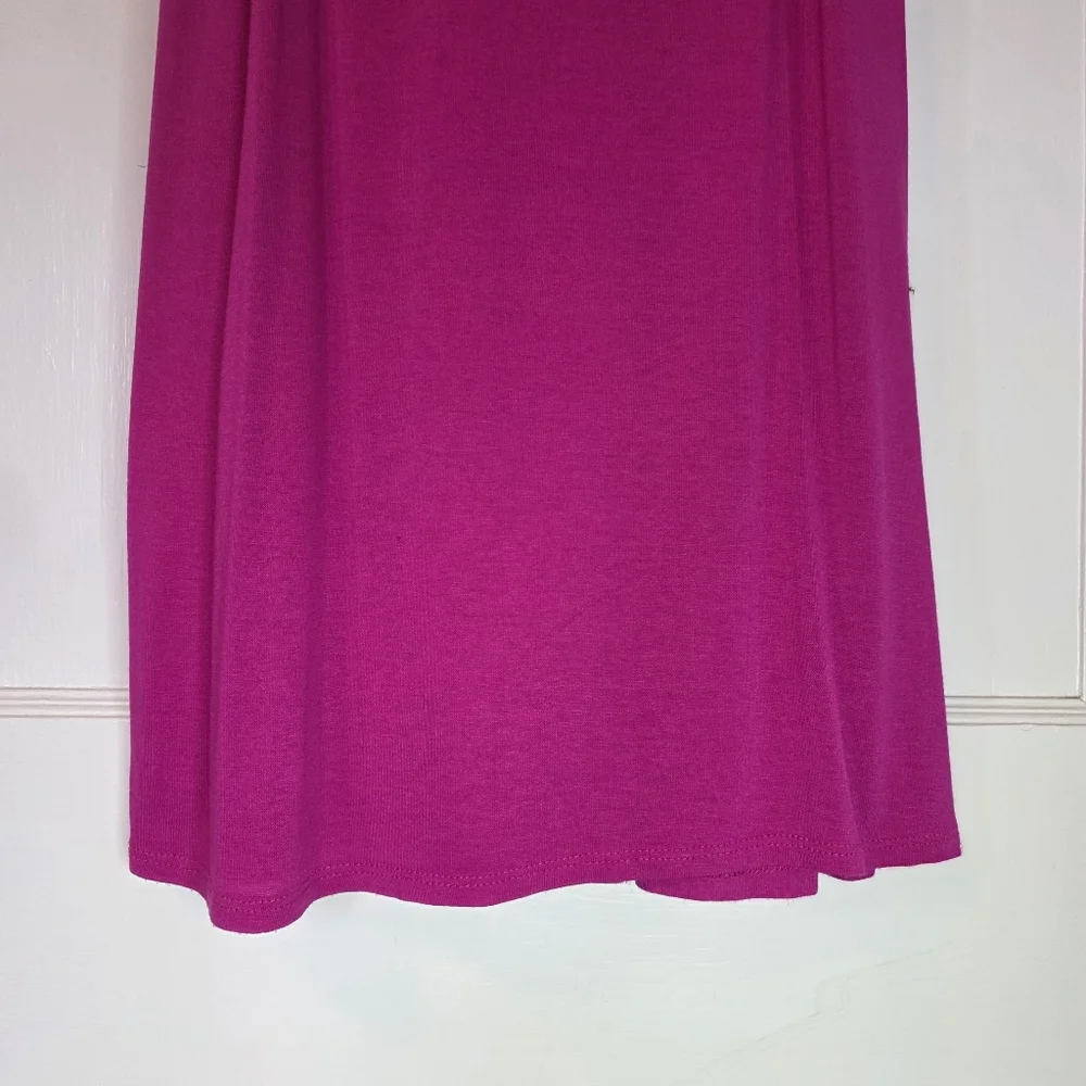 Elena Baldi Italian Silk Foral Sundress – Size S – Fuchsia - Picture 5 of 7